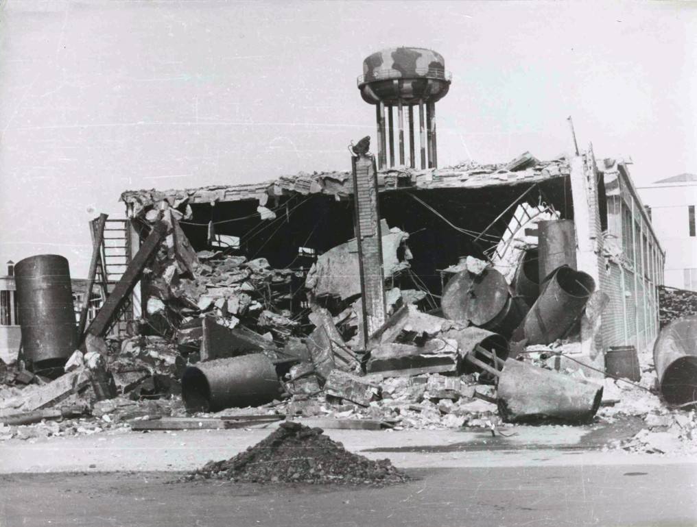 1944 Innocenti factory after war bombing