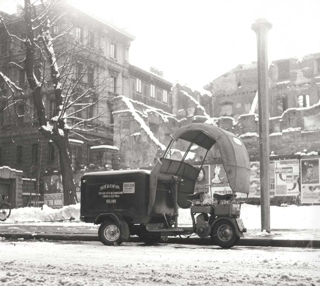 1952 Three wheeler Lambretta 125FC in Milan